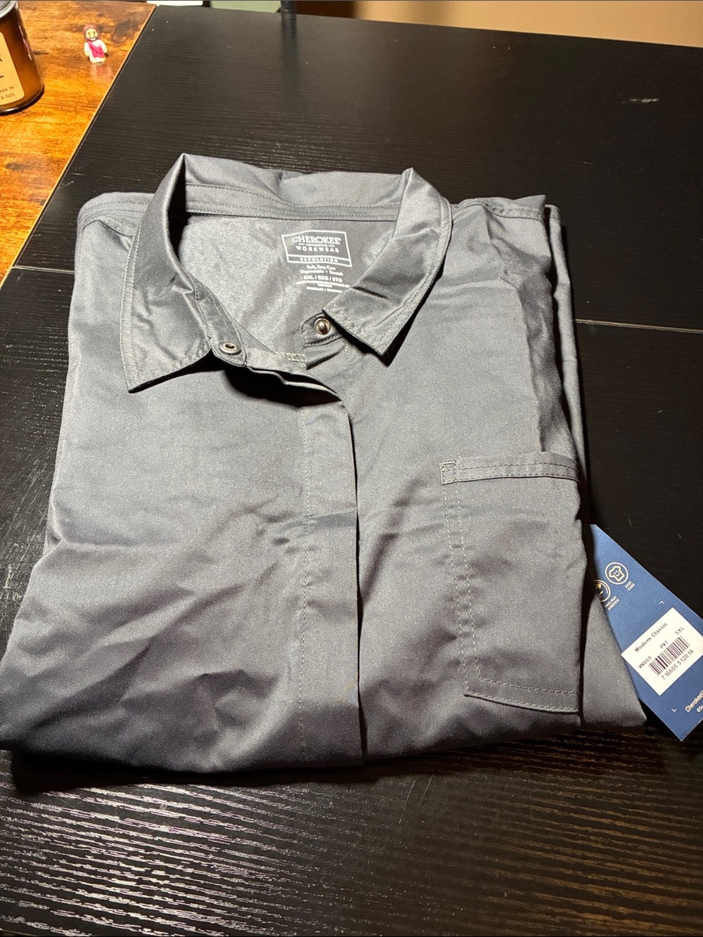 Cherokee Men's Black Casual Button-Down Shirt